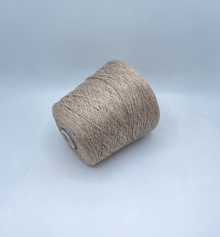 Sessia (пр.Италия),art-Nancy, 380м/100гр. 77% Лен, 23% Хлопок, цвет- Светло-бежевый,неоднотонный, арт.28491