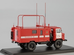 GAZ-66 KShM R-142N 66 Command-staff fire department 1:43 Start Scale Models (SSM)