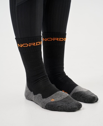 Термоноски с шерстью Nordski MultiSport black-orange