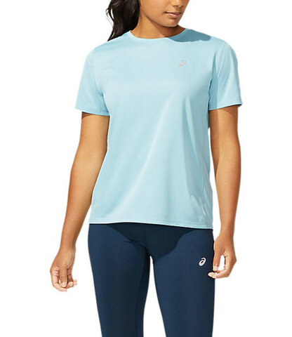Asics Katakana Ss Top футболка для бега женская голубая (Распродажа)