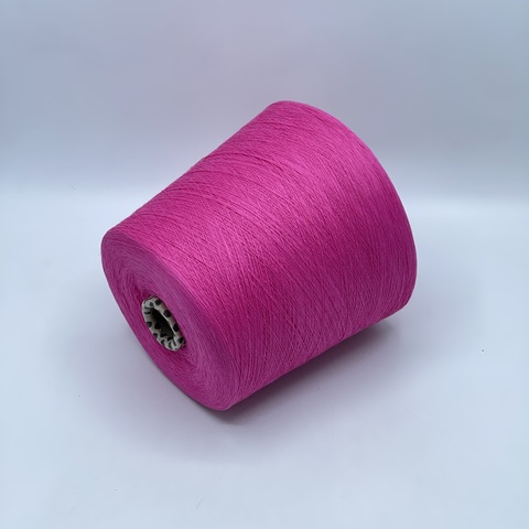Бобинная пряжа,Cotton combed, 1693м. 100%Хлопок, Розовый(324), 39021