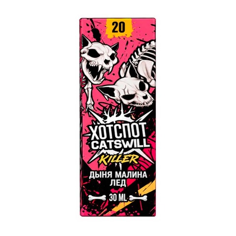 Жидкость HOTSPOT x CATSWILL Salt 2% 30ml - Дыня Малина Лёд