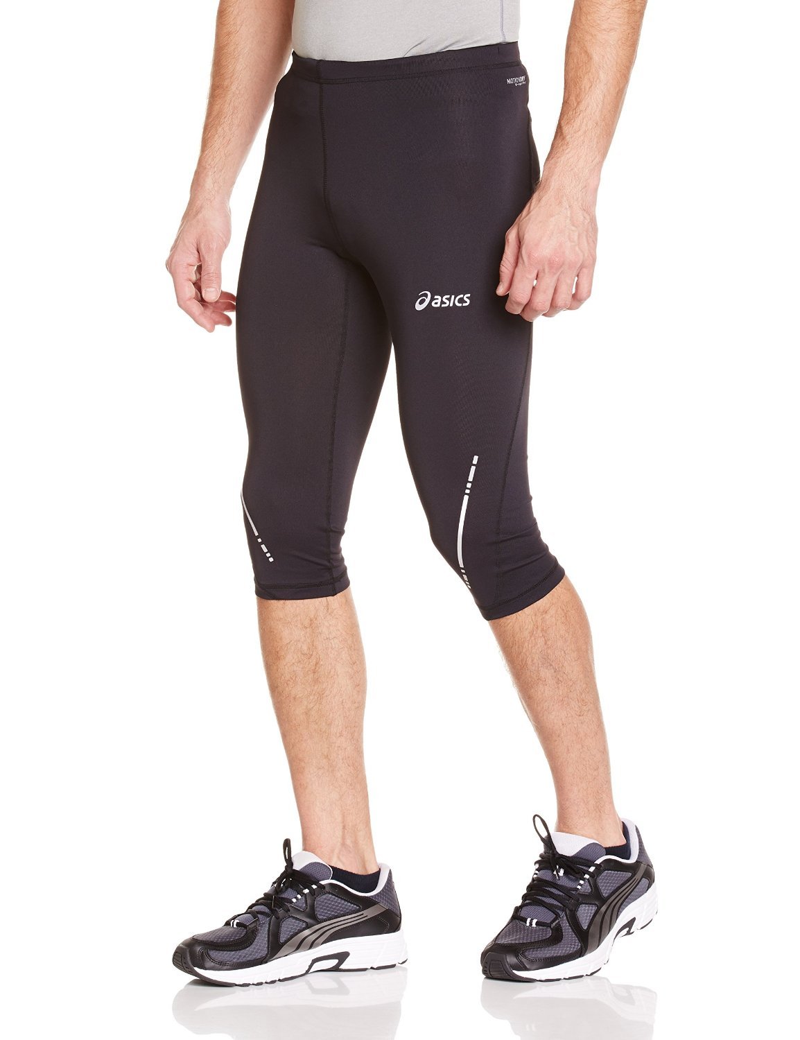 Asics Knee Tight беговые тайтсы мужские черные - 2