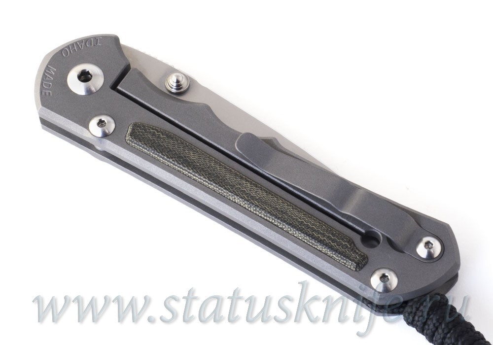 Нож Chris Reeve Sebenza Large 25 black canvas micarta