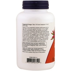 Now Foods, Чистый, буферизованный аскорбат кальция, порошок витамина С, 227 г (8 унций)