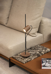 Настольная лампа Nomon ONFA SOBREMESA Graphite/Walnut