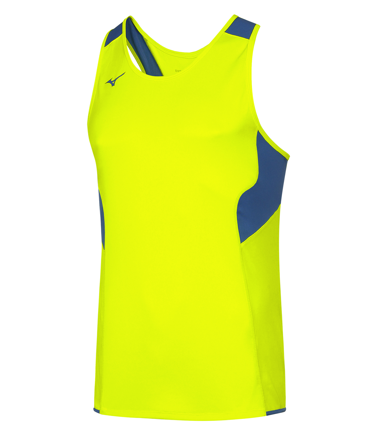 Mizuno Authentic Singlet беговая майка мужская желтая