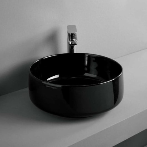 ArtCeram Cognac COL001 03 00 NERO Раковина накладная, цвет: чёрный