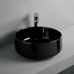 ArtCeram Cognac COL001 03 00 NERO Раковина накладная, цвет: чёрный фото