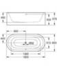 GROHE Essence 3972700H Ванна отдельностоящая