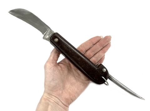 Складной нож Боцманский СССР оригинал, 50-60 годы "Тукан"