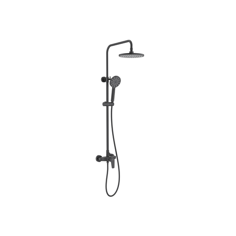 Aquatek Бетта AQ2160MB Душевая система, цвет: чёрный