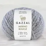 Пряжа Gazzal Merino Boucle 3773 серый