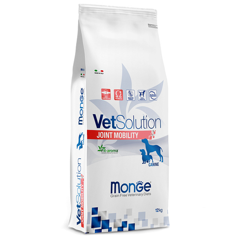 Диетический корм Monge VetSolution Dog Joint Mobility Джоинт Мобилити для собак и щенков при заболеваниях суставов 12 кг
