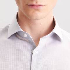 Сорочка мужская Seidensticker Slim Fit 01.845342-16 в синюю микроклеточку