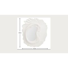 Зеркало настенное Orecchio White 162x146cm