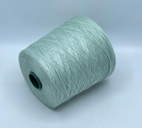Бобинная пряжа, Linen, 1/960 960м, 100% Лен, Мятный. 40740