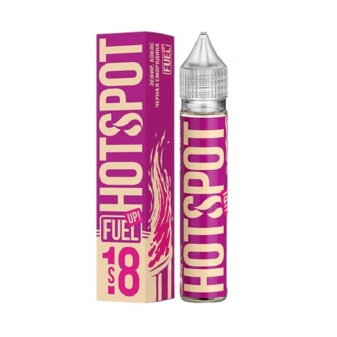 Жидкость HOTSPOT Fuel UP Salt 1.8% 30 ml - Зефир Черная Смородина Кокос