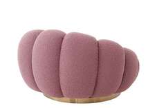 Поворотное кресло MELLO, Bouclé rose