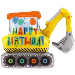 Шар Б Фигура, Экскаватор, Happy Birthday, 31