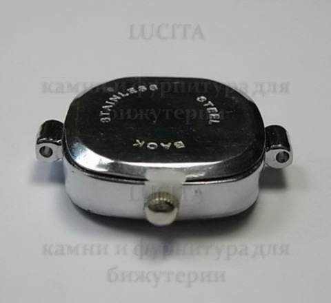 Основа для часов (цвет - античное серебро) 29х24х8 мм ()