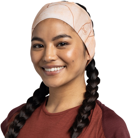 Картинка повязка Buff headband wide coolnet Moutah Apricot - 1