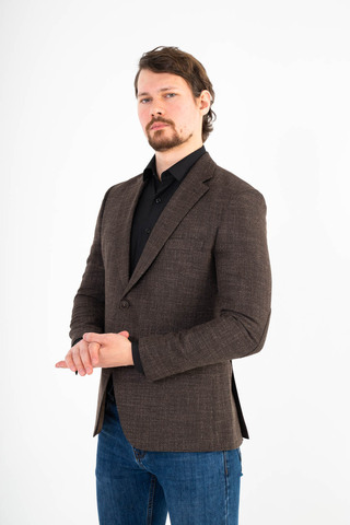 Пиджак мужской приталенный Slim Fit SLAVASIO 12/030