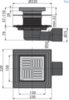 Alcaplast APV3444 Душевой трап свободностоящий