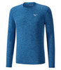 Mizuno Impulse Core Ls Tee футболка с длинным рукавом мужская синяя - 1