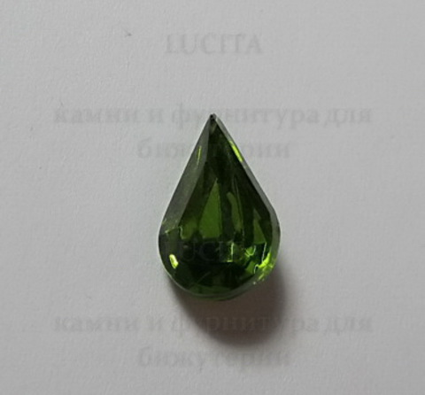 Ювелирные стразы Preciosa "Капля" Olivine (13х8 мм) ()