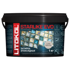 Затирка швов эпоксидная Litokol Starlike Evo S.202 Naturale, 2,5 кг