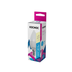 Лампа светодиодная КОСМОС LkecLED8.5wCNE1430 CN 8.5W 220V E14 3000K