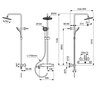 Ideal Standard Idealrain Cerafine O BC525AA Душевая система в комплекте с настенным смесителем для ванны/душа