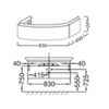 Jacob Delafon Presquile EB1100-G1C Тумба под раковину 100 см