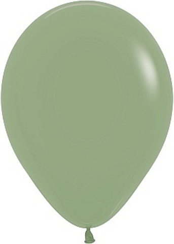 Шар S 9''/23 см, Пастель, Эвкалипт (027), 100 шт.