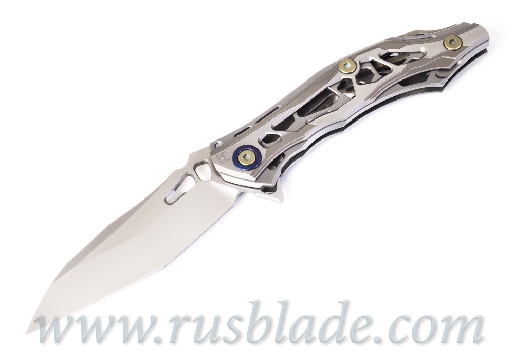 CKF DCPT Tano #1 (M390, Titanium, Zirc, Timascus) - фотография 