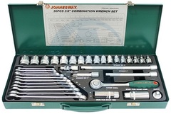 Набор инструмента Jonnesway 36 предметов 3/8"DR (металлический кейс)
