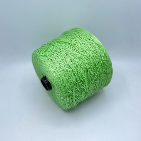 Бобинная пряжа (пр.Италия), art-Frescolino , 500м/100гр. 100% Лен цвет-Светло-зеленый, арт.30030