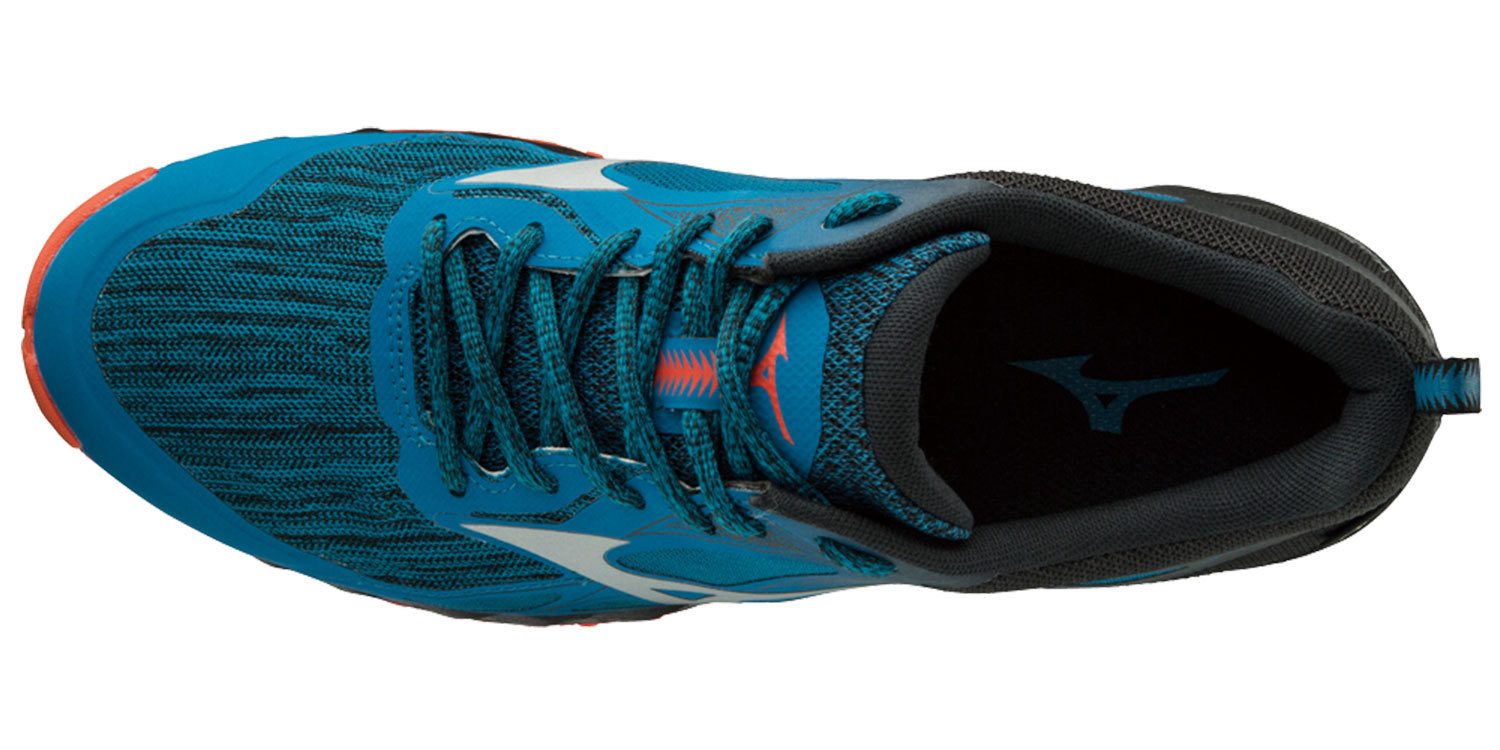 Mizuno Wave Ibuki GoreTex мужские беговые кроссовки черные-синие - 4