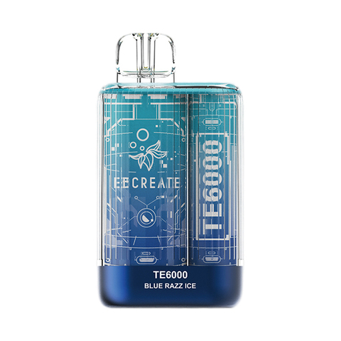 ELF BAR TE6000 Черника Малина Лёд - Blue Razz Ice
