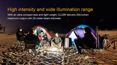 Кемпинговый фонарь Fenix CL25R (Черный, Оливковый)