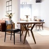Стол RI010 Brass metal base & Light Grey Ash — фото 4