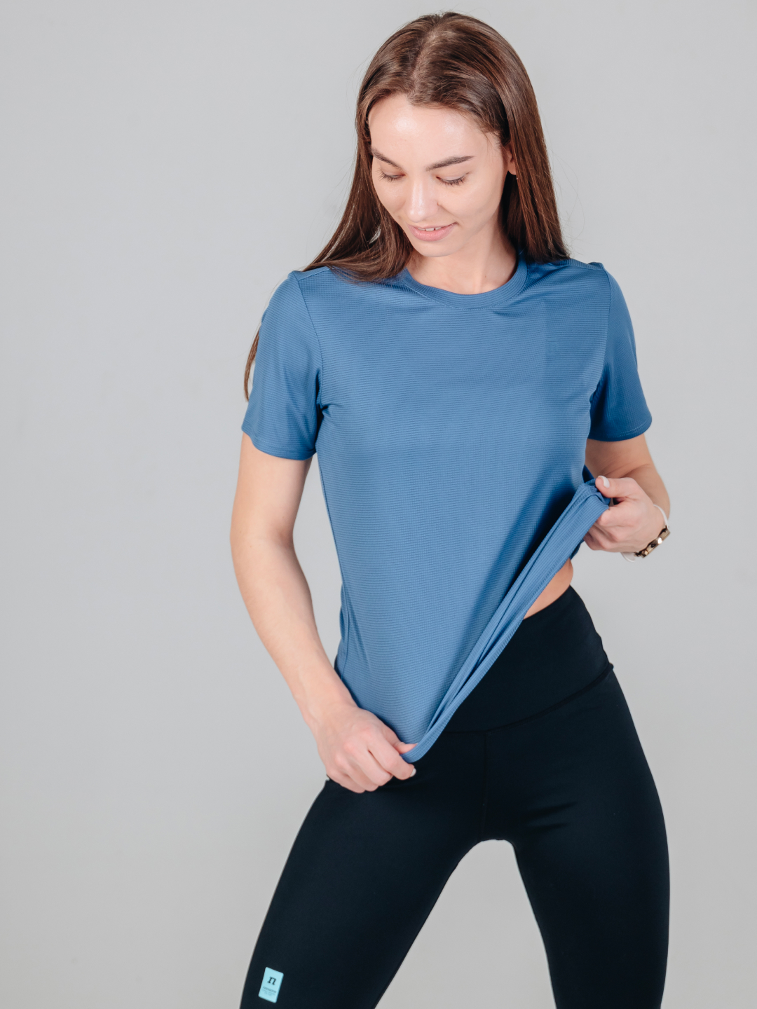 Женская спортивная тренировочная футболка Noname Pace T-Shirt 26 ink grey - 6