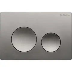 BelBagno BB-03C-GM Кнопка смыва, оружейная сталь фото