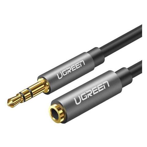 Удлинитель кабеля UGREEN AV118 (40675) 3.5mm Male to 3.5mm Female Extension Cable,  2м,  черный/синий