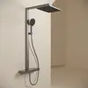 Sancos Vos SC6100GG Душевая стойка с термостатом, цвет: воронёная сталь