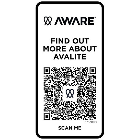 Avalite футболка унисекс Aware™ из переработанных материалов с коротким рукавом плотностью 160 г/м²