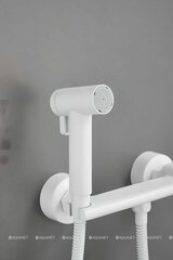 Смеситель с гигиеническим душем HAIBA HB5516-8 белый