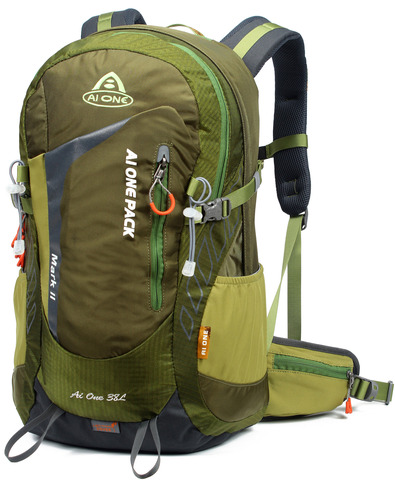 Картинка рюкзак туристический Ai One 9666 Army green - 1