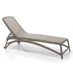 Шезлонг пластиковый Nardi Atlantico tortora+
